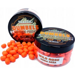 Бойлы Traper Boilies Dumbels Pop-up 8-10 мм/30 г Dzika róża (Дикая роза)